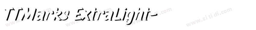 TTMarks ExtraLight字体转换
